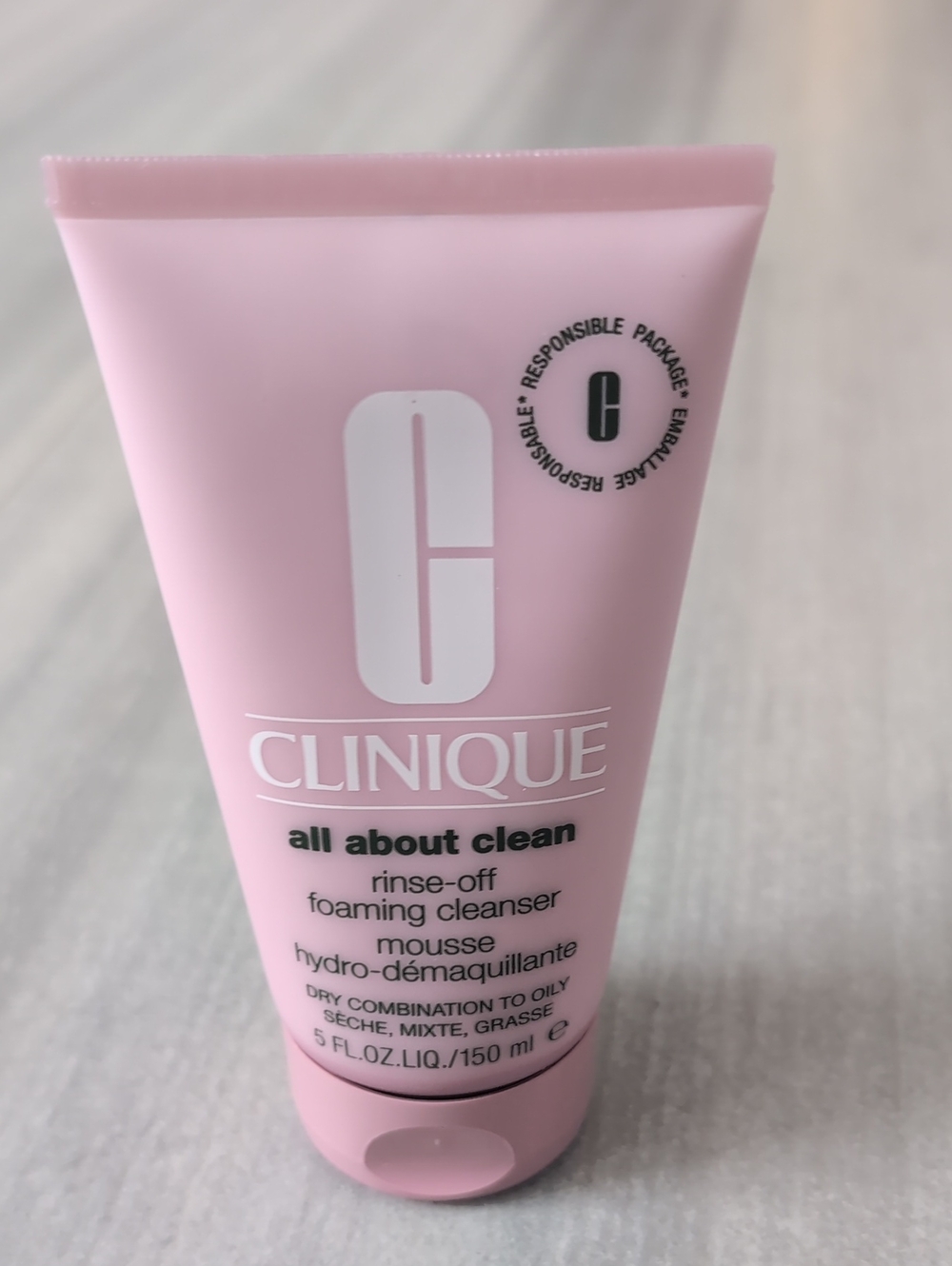 Clinique All About Clean Rinse-Off Foaming Cleanser 5oz NWT